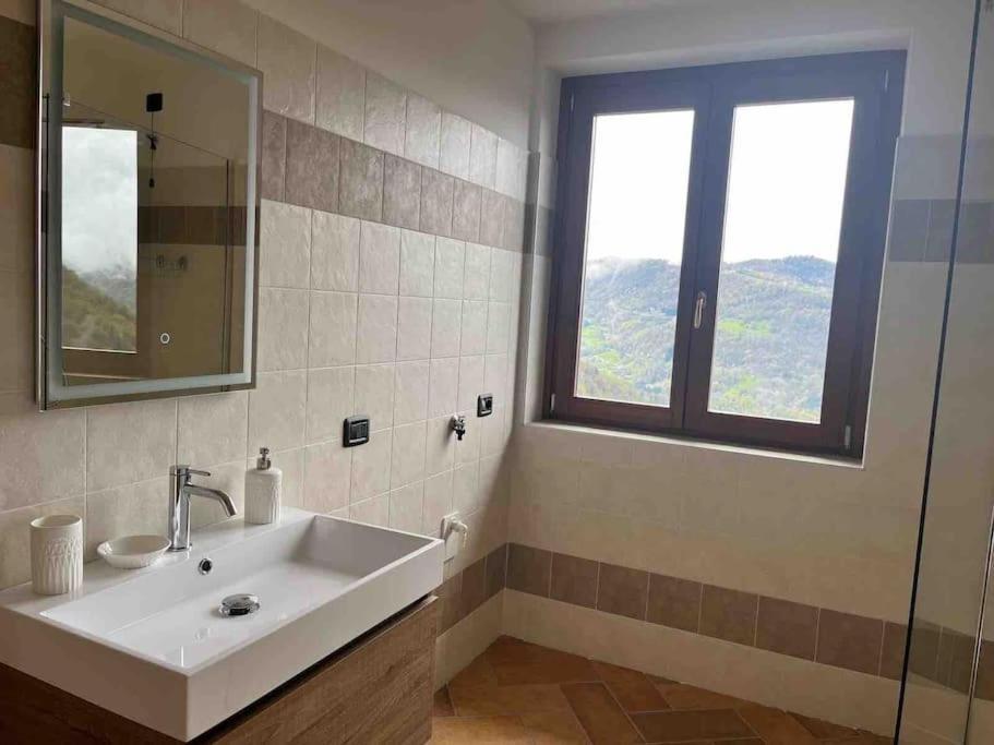 Casa Con Vista Leilighet Costa di Serina Eksteriør bilde